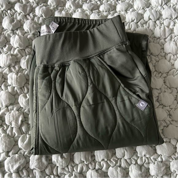 Women’s THE GREAT OUTdDOORSMAN Quilted Front Joggers Olive Green Sz M - Picture 10 of 10